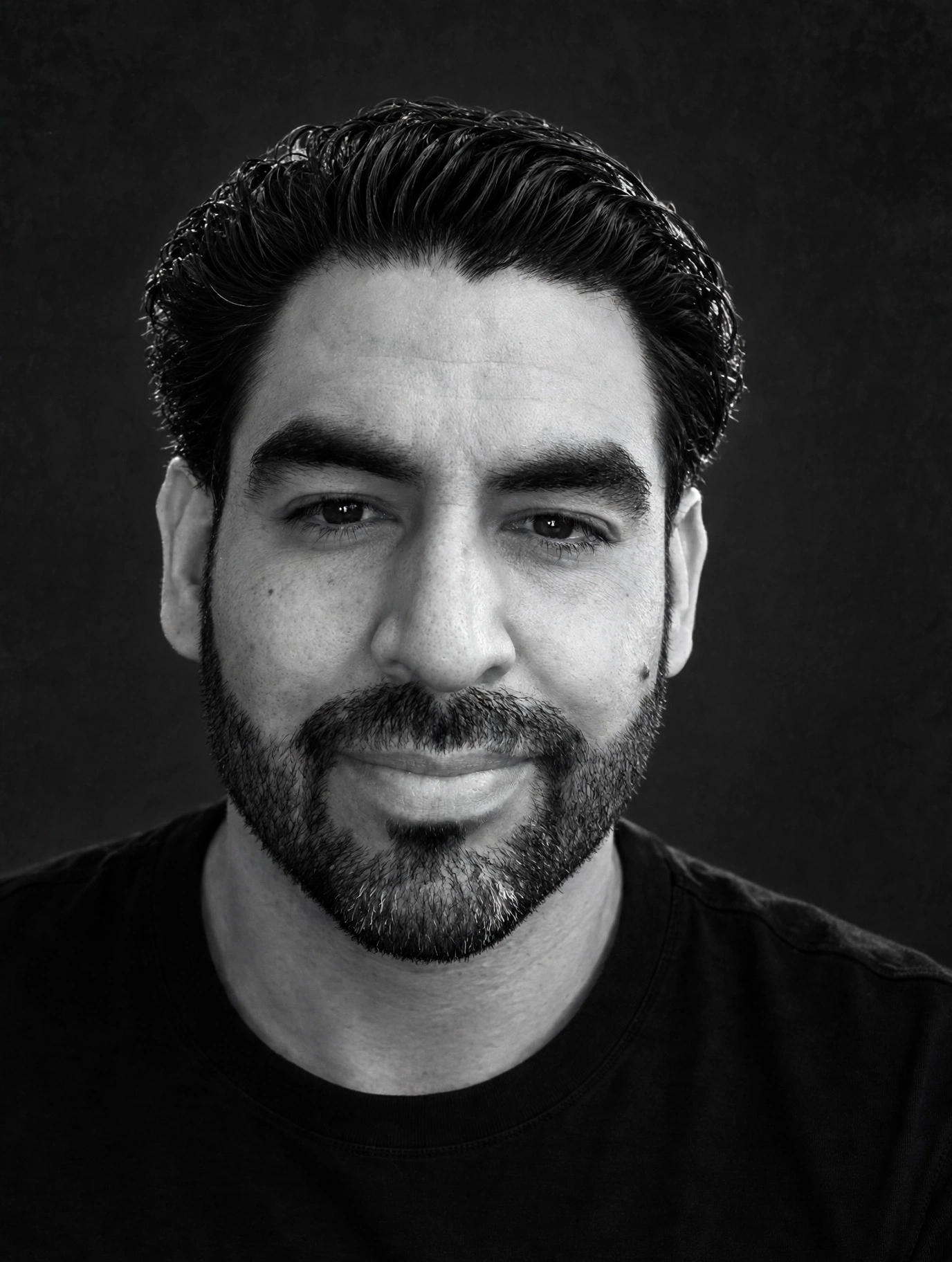 Ricardo Benavente III — black-and-white portrait